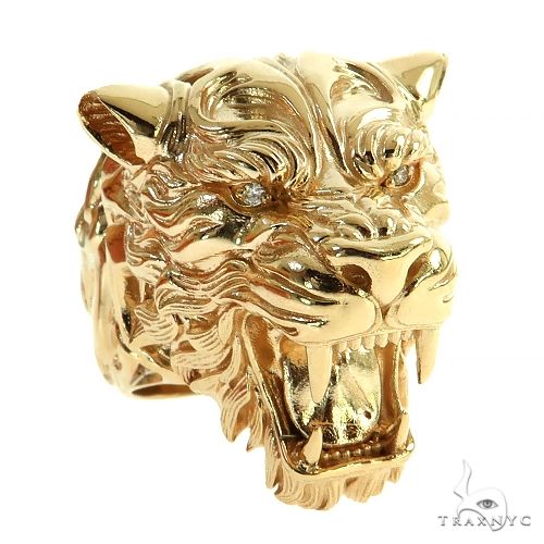 Tiger Head Ring 69096 - Image 1