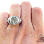Silver Timepiece Solitaire Ring 25654 - Image 7