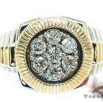 Two Tone Timepiece Solitaire Ring 2718 - Image 2