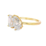 Toi Et Moi Engagement Ring 70674 - Image 3