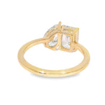 Toi Et Moi Engagement Ring 70674 - Image 4