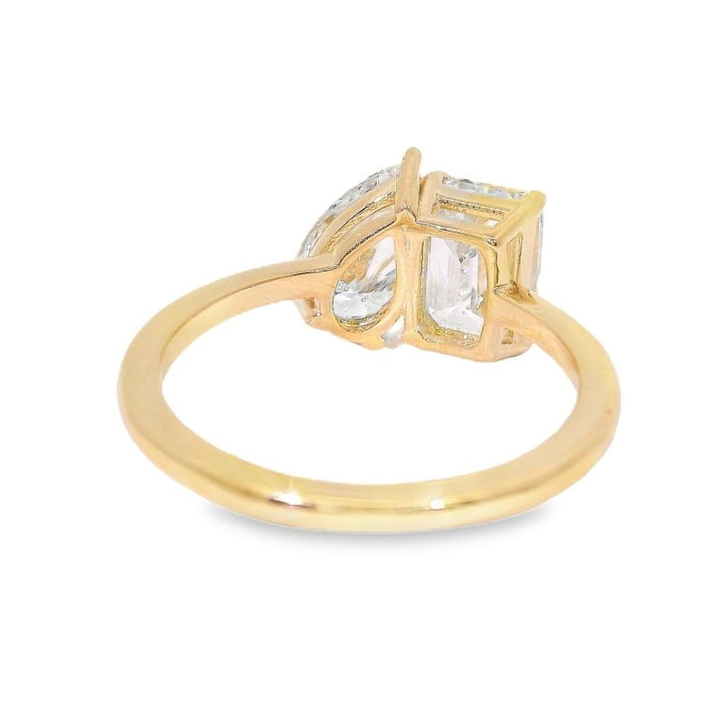 Toi Et Moi Engagement Ring 70674 - Image 4