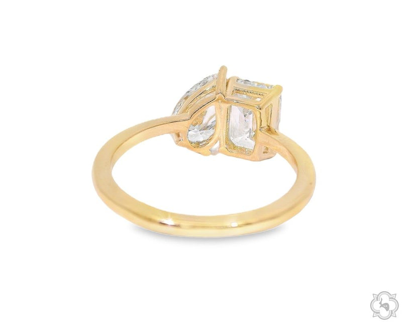 14K Gold Toi et Moi Lab-Grown Diamond Ring, photo 4 of 5
