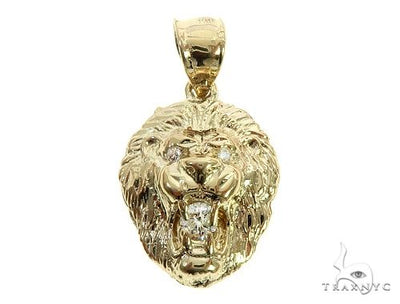 TraxNYC  Diamond Lion Pendant Mini 65810 - Image 1