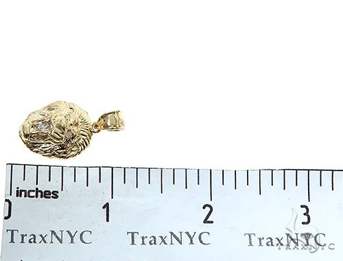 10K Gold TraxNYC Diamond Lion Pendant Mini, photo 9 of 9
