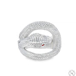 TraxNYC .925 Silver Snake Ring 70470 - Image 1