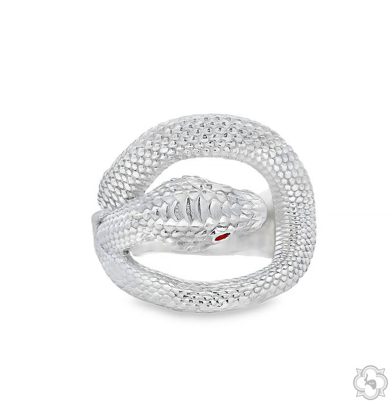 TraxNYC .925 Silver Snake Ring 70470 - Image 1