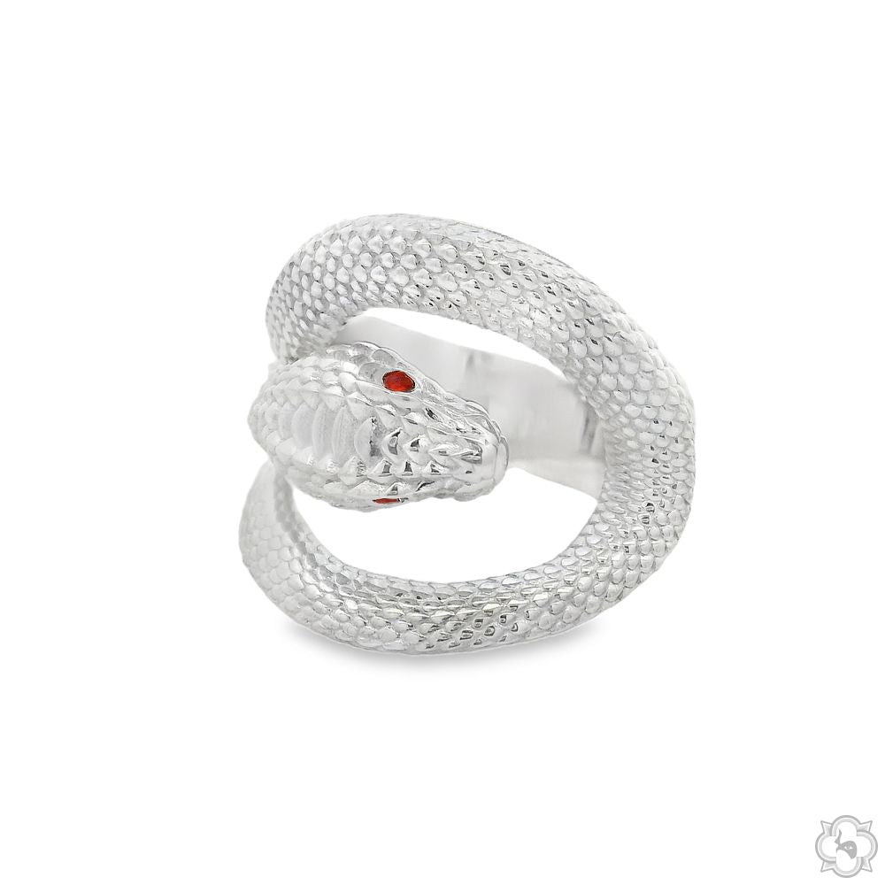 TraxNYC .925 Silver Snake Ring 70470 | TraxNYC