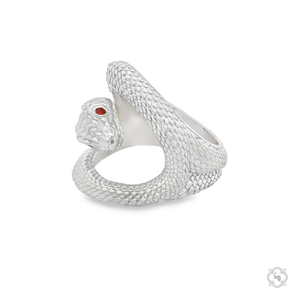 TraxNYC .925 Silver Snake Ring 70470 | TraxNYC