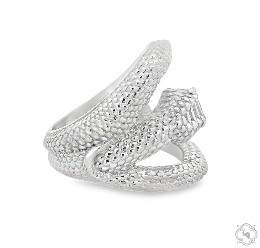 TraxNYC .925 Silver Snake Ring 70470