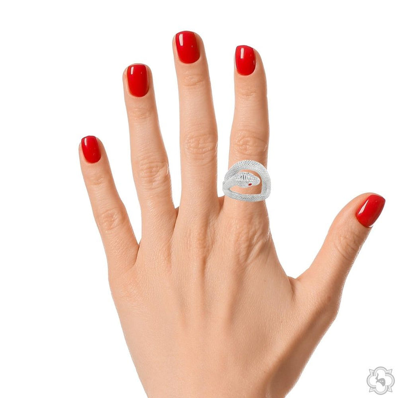 TraxNYC .925 Silver Snake Ring 70470 - Image 7