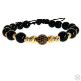 14K Gold Bead Accent Bracelet 70032