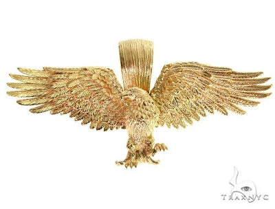 TraxNYC 14K Gold Eagle Pendant 66355 - Image 1