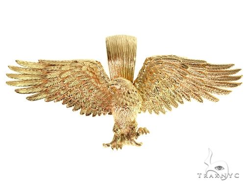 TraxNYC 14K Gold Eagle Pendant 66355 - Image 1