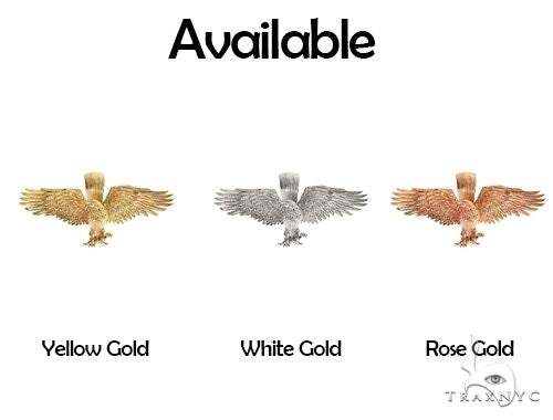 TraxNYC 14K Gold Eagle Pendant 66355 - Image 9