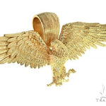 TraxNYC 14K Gold Eagle Pendant 66355 - Image 2