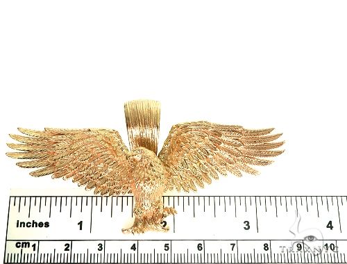 TraxNYC 14K Gold Eagle Pendant 66355 - Image 7