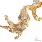 TraxNYC Alligator Solid Gold Pendant 66546 - Image 5
