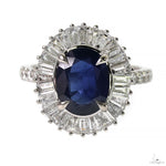 TraxNYC Ballerina Collection Blue Sapphire Ring 70053 - Image 1