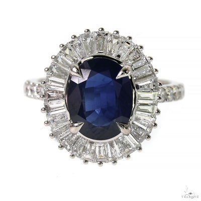 TraxNYC Ballerina Collection Blue Sapphire Ring 70053 - Image 1