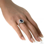TraxNYC Ballerina Collection Blue Sapphire Ring 70053 - Image 5