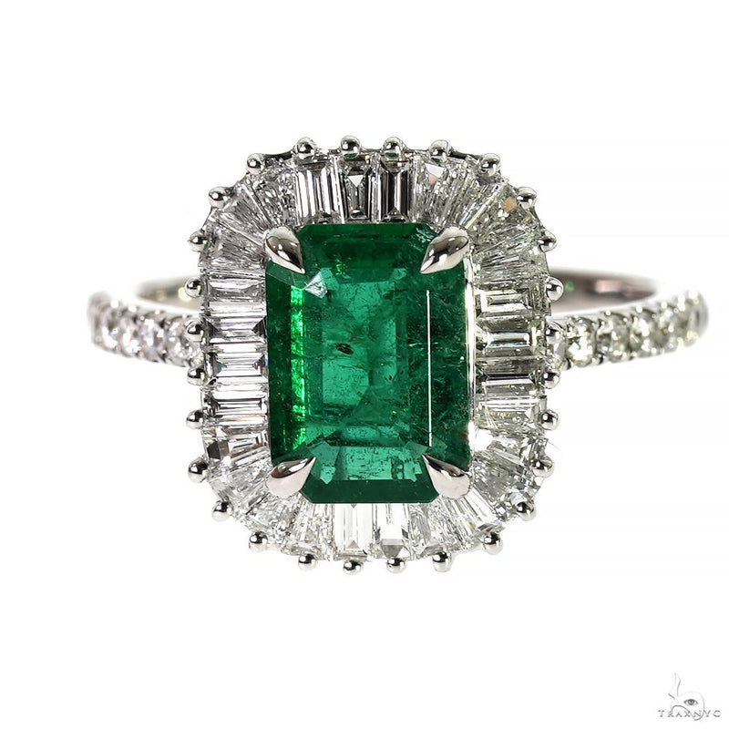 TraxNYC Ballerina Collection Emerald  Ring 70052 - Image 1