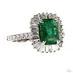 TraxNYC Ballerina Collection Emerald  Ring 70052 - Image 2