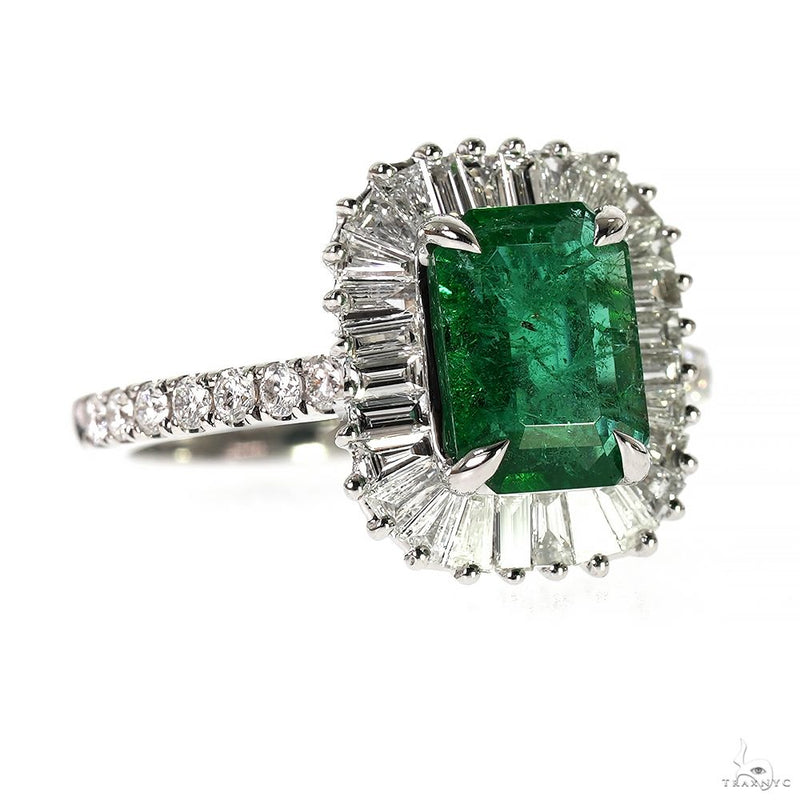 TraxNYC Ballerina Collection Emerald  Ring 70052 - Image 2