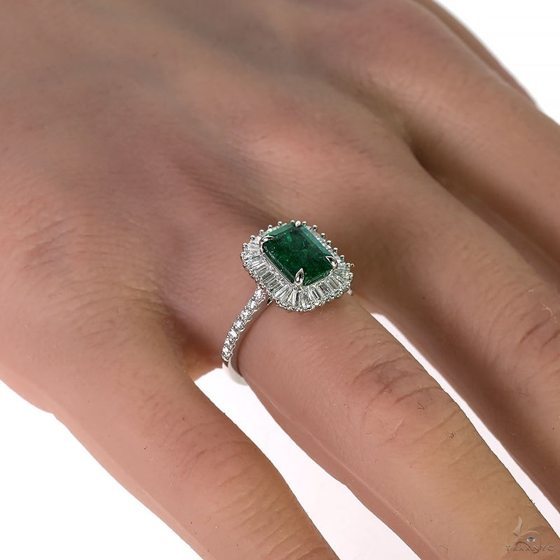 TraxNYC Ballerina Collection Emerald  Ring 70052 - Image 5