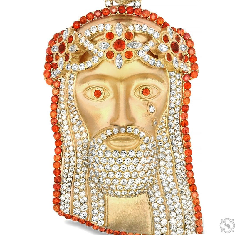 TraxNYC Blazing Glory Jesus Pendant Large 70539 - Image 3