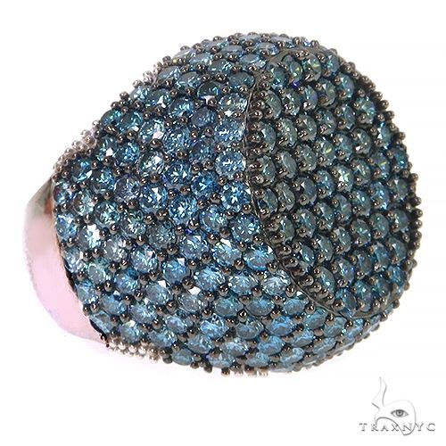 TraxNYC Blue Diamond Ring (Lab) 68543 - Image 1