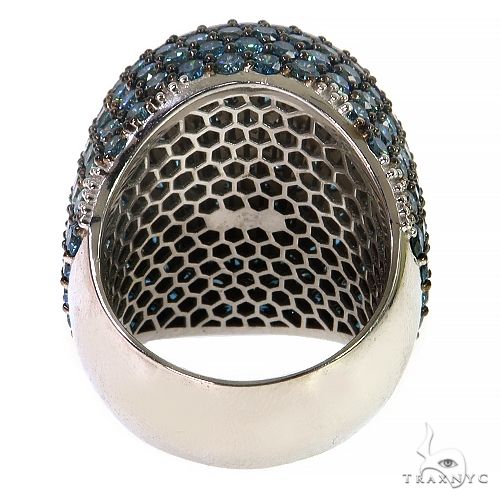 TraxNYC Blue Diamond Ring (Lab) 68543 - Image 4