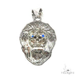 TraxNYC Blue Sapphire Lion Pendant 66831 - Image 4