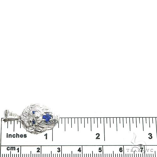 TraxNYC Blue Sapphire Lion Pendant 66831 - Image 6