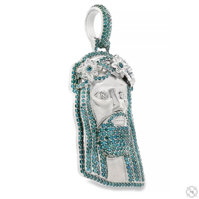 TraxNYC Celestial Mercy Jesus Pendant Large 70540 - Image 2