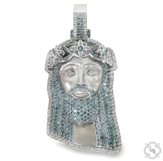 TraxNYC Celestial Mercy Jesus Pendant Large 70541 - Image 1