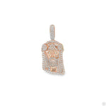 TraxNYC Crowned Jesus Pendant - Small 70185 - Image 1