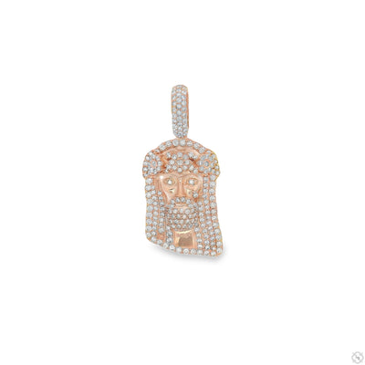 TraxNYC Crowned Jesus Pendant - Small 70185 - Image 1