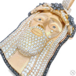 TraxNYC Crowned Jesus Pendant  -Medium 70171 - Image 3