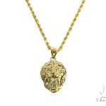 TraxNYC Diamond Lion Pendant and Rope Chain Set 66024 - Image 1