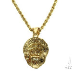 TraxNYC Diamond Lion Pendant and Rope Chain Set 66024 - Image 3