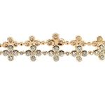 TraxNYC Diamond Petal Bracelet 70216 - Image 1