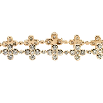 TraxNYC Diamond Petal Bracelet 70216 - Image 1
