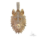 TraxNYC Diamond Wolf Pendant 69045 - Image 1