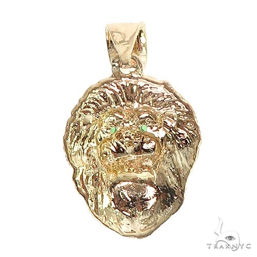 TraxNYC Emerald Lion Pendant 66829 | TraxNYC