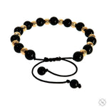 TraxNYC 14K Gold Bead Adjustable Bracelet 70204 - Image 4