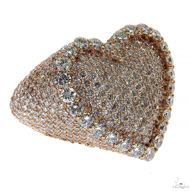 10K Gold TraxNYC Heart Shape Lab-Grown Diamond Ring, photo 2 of 6
