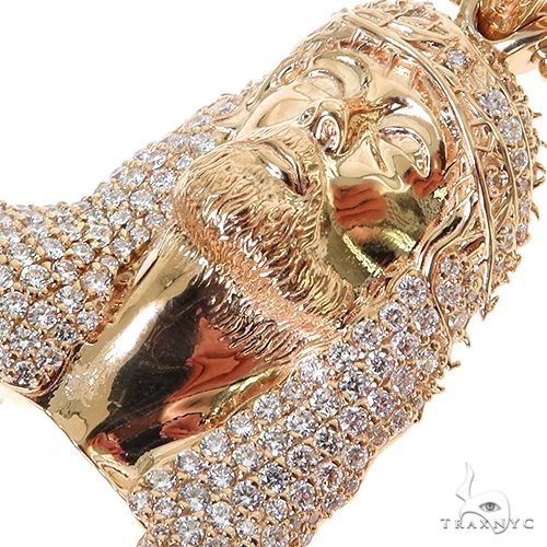 TraxNYC Jesus Head Diamond Pendant 67458 - Image 3