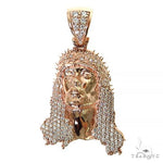 TraxNYC Passion Jesus Head Diamond Pendant [Lab] 68577