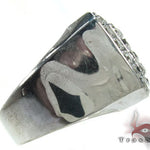 TraxNYC Silver Black Diamond Ring 25650 - Image 4